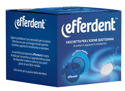 EFFERDENT VASCHETTA PORTAPROTESI - Parafarmacia Mostacciano