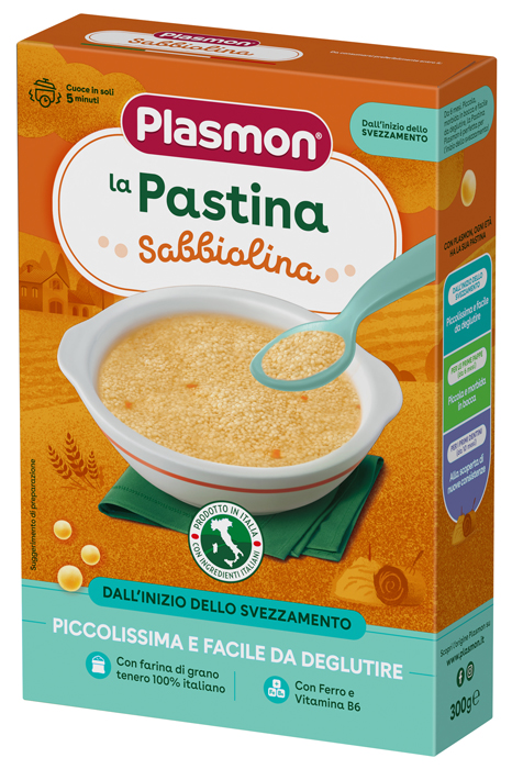 PLASMON PASTA SABBIOLINA 300 G - Parafarmacia Mostacciano
