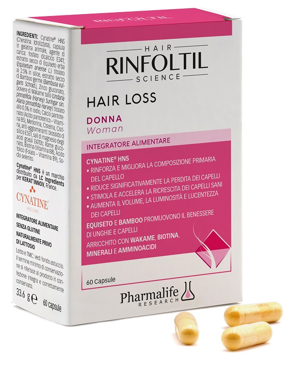 RINFOLTIL HAIR LOSS DONNA 60 CPS - Parafarmacia Mostacciano