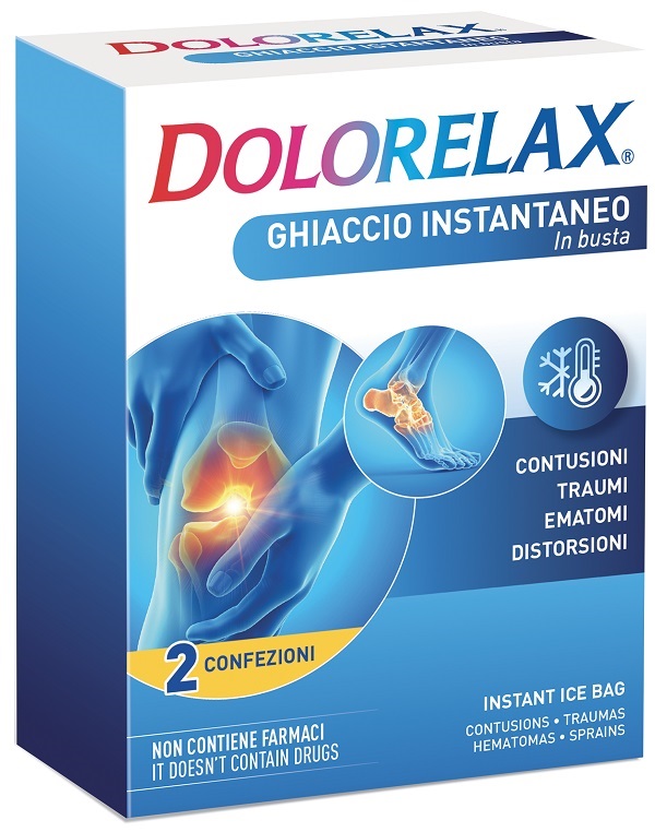 GHIACCIO ISTANTANEO DOLORELAX 2 BUSTE - Parafarmacia Mostacciano