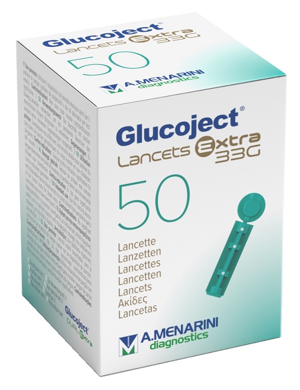 LANCETTA PUNGIDITO GLUCOJECT EXTRA GAUGE 33 50 PEZZI - Parafarmacia Mostacciano