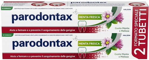 PARODONTAX BIPACK MENTA FRESCA 2 X 75 ML - Parafarmacia Mostacciano