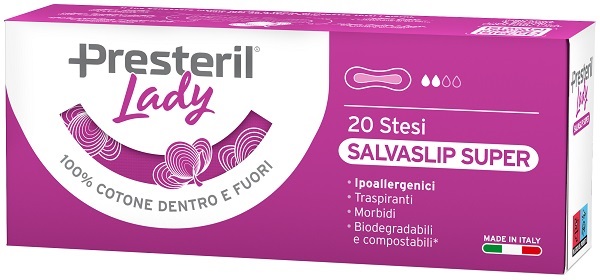 LADY PRESTERIL SALVASLIP SUPER STESI 20 PEZZI - Parafarmacia Mostacciano