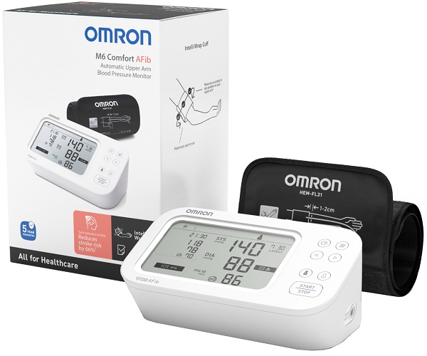 SFIGMOMANOMETRO DA BRACCIO OMRON M6 COMFORT AFIB - Parafarmacia Mostacciano
