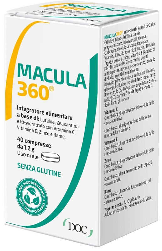 MACULA 360 40 COMPRESSE - Parafarmacia Mostacciano