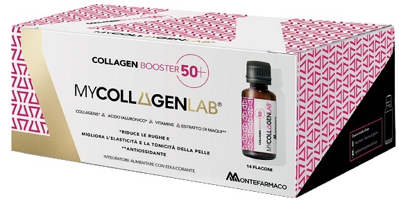 MYCOLLAGENLAB COLLAGEN BOOSTER 50+ 14 FLACONI CON EDULCORANTE SENZA GLUTINE E LATTOSIO - Parafarmacia Mostacciano