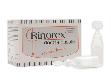 RINOREX DOCCIA AEROSOL BICARBONATO 15 FIALE 5 ML - Parafarmacia Mostacciano