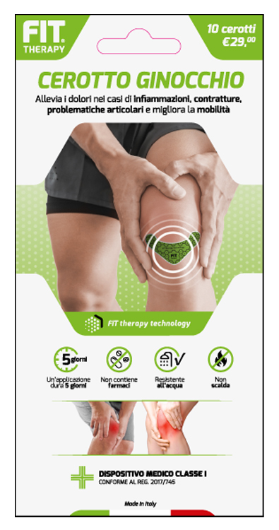 FIT THERAPY CEROTTO GINOCCHIO 10 PEZZI - Parafarmacia Mostacciano