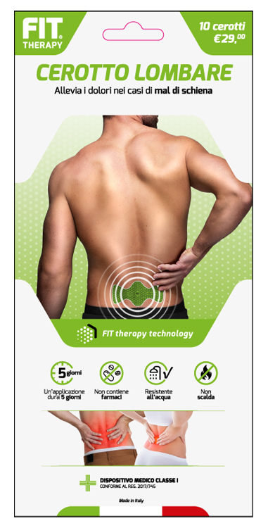 FIT THERAPY CEROTTO LOMBARE 10 PEZZI - Parafarmacia Mostacciano