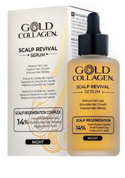 GOLD COLLAGEN SCALP REVIVAL SERUM 100 ML - Parafarmacia Mostacciano