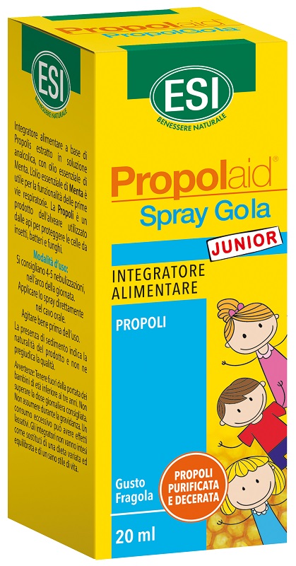 ESI PROPOLAID SPRAY GOLA JUNIOR 20 ML - Parafarmacia Mostacciano