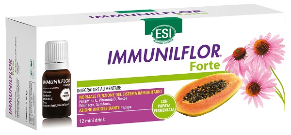ESI IMMUNILFLOR MINI DRINK FORTE 12 MINI DRINK - Parafarmacia Mostacciano