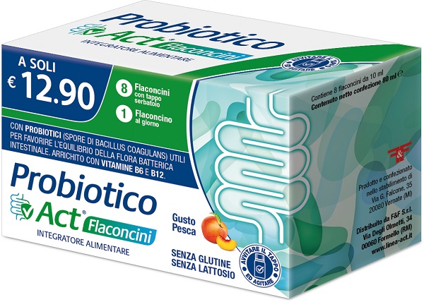 PROBIOTICO ACT 8 FLACONCINI - Parafarmacia Mostacciano