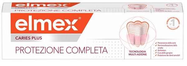 ELMEX DENTIFRICIO CARIES PLUS PROTEZIONE COMPLETA 75 ML - Parafarmacia Mostacciano