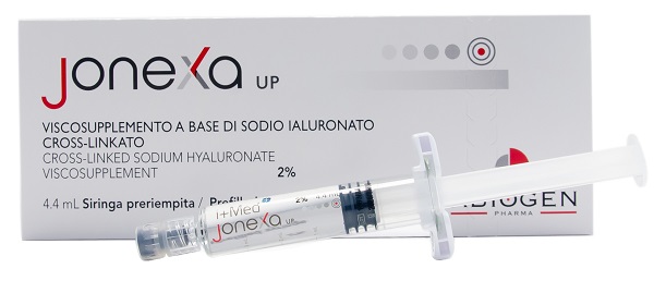 JONEXA UP SIRINGA INTRA-ARTICOLARE SODIO IALURONATO CROSS-LINKATO 2% 4,4 ML - Parafarmacia Mostacciano