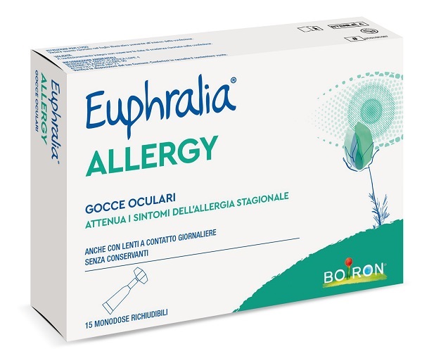 GOCCE OCULARI EUPHRALIA ALLERGY 15 MONODOSE - Parafarmacia Mostacciano