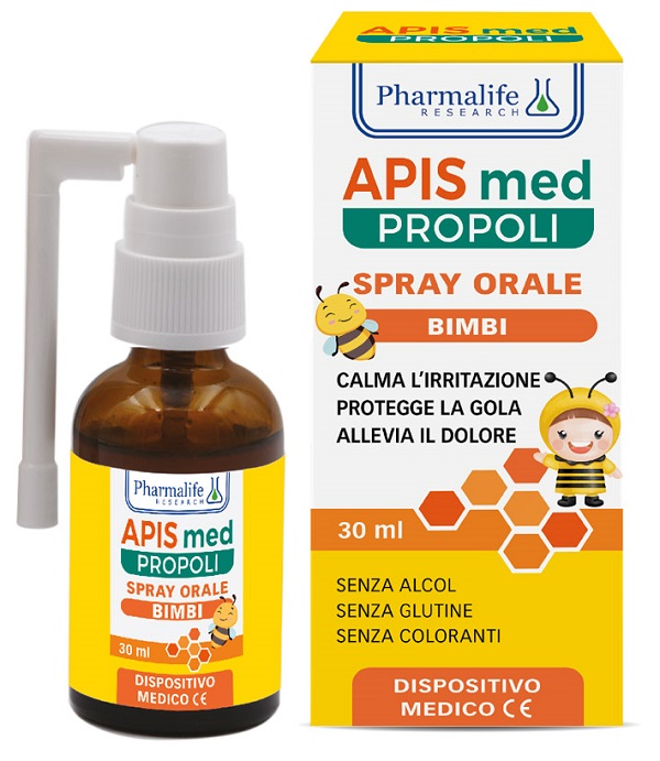 APIS MED PROPOLI SPRAY ORALE BIMBI 30 ML - Parafarmacia Mostacciano
