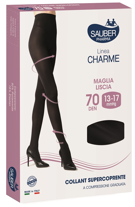 SAUBER CHARME COLLANT SUPERCOPRENTE 70 DENARI NERO 3 - Parafarmacia Mostacciano