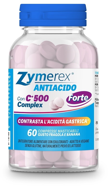 ZYMEREX ANTIACIDO FORTE 60 COMPRESSE MASTICABILI - Parafarmacia Mostacciano