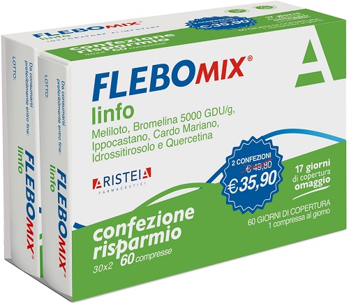 FLEBOMIX LINFO BIPACK 30 + 30 COMPRESSE - Parafarmacia Mostacciano