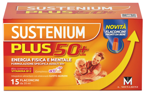 SUSTENIUM PLUS 50+ 15 FLACONCINI - Parafarmacia Mostacciano
