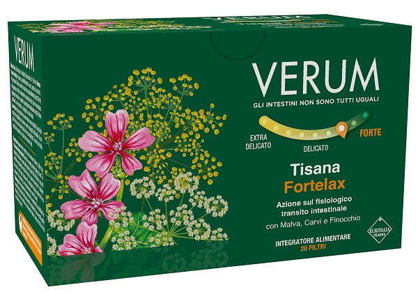 VERUM FORTELAX TISANA 20 FILTRI NEW - Parafarmacia Mostacciano