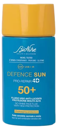 DEFENCE SUN 50+ FLUIDO VISO ANTI-LUCIDITA' 50 ML - Parafarmacia Mostacciano