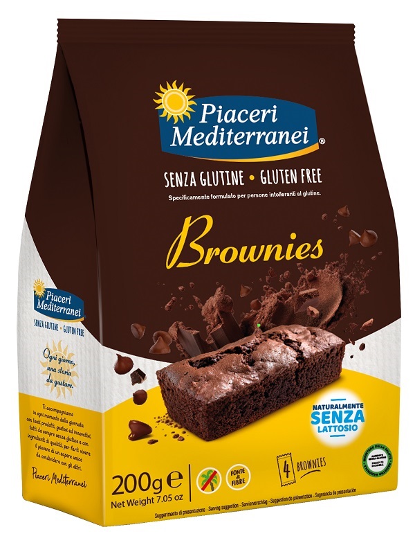 PIACERI MEDITERRANEI BROWNIES 200 G - Parafarmacia Mostacciano