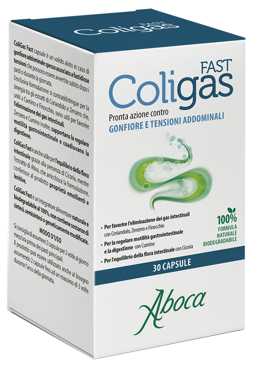 COLIGAS FAST 30 CAPSULE - Parafarmacia Mostacciano