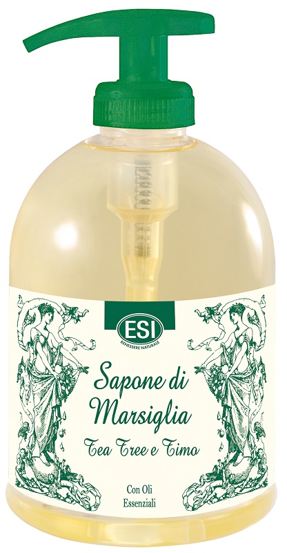 ESI SAPONE MARSIGLIA TEA TREE & TIMO 500 ML - Parafarmacia Mostacciano