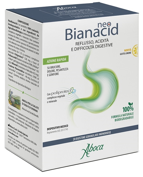 NEOBIANACID 20 BUSTINE LIMONE - Parafarmacia Mostacciano