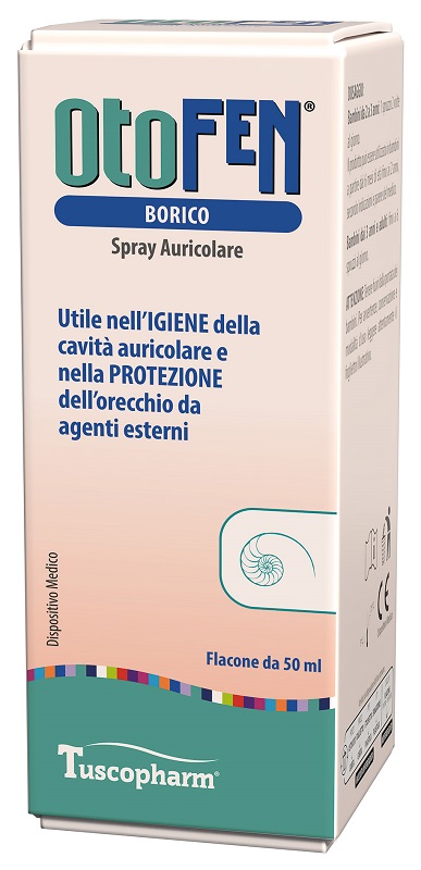 OTOFEN BORICO SPRAY AURICOLARE 50 ML - Parafarmacia Mostacciano