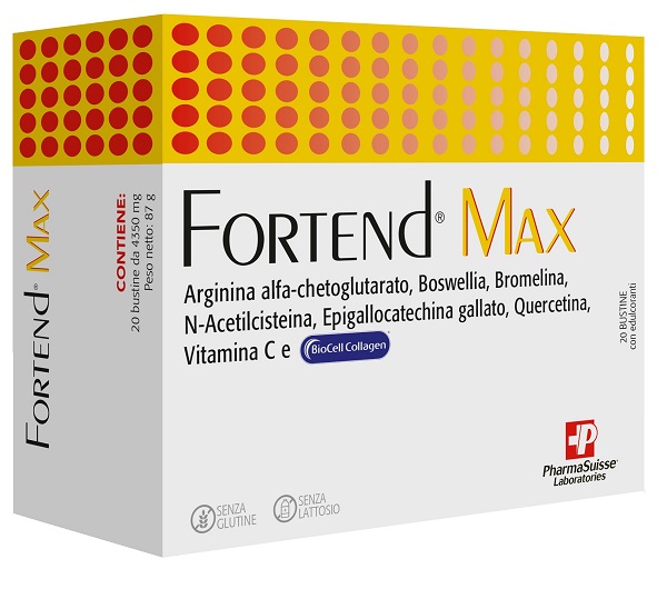 FORTEND MAX 20 BUSTINE SENZA GLUTINE E LATTOSIO - Parafarmacia Mostacciano